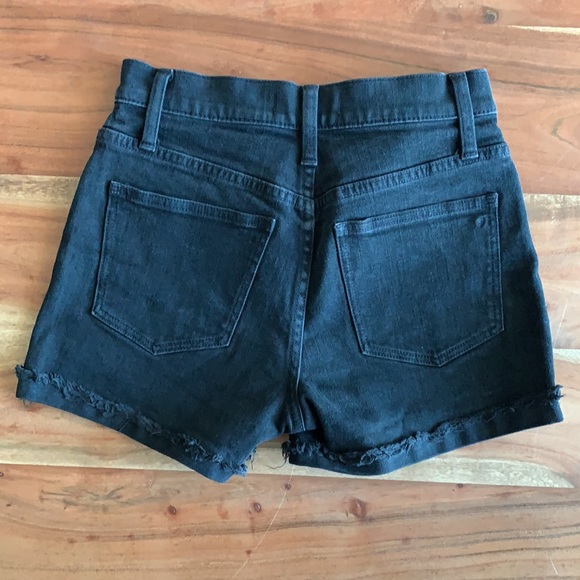 Madewell black denim shorts size 24 - Picture 2 of 3